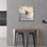  «Morning Glow 1 Neutral» par James Wiens, art mural en verre acrylique, 24 po x 24 po