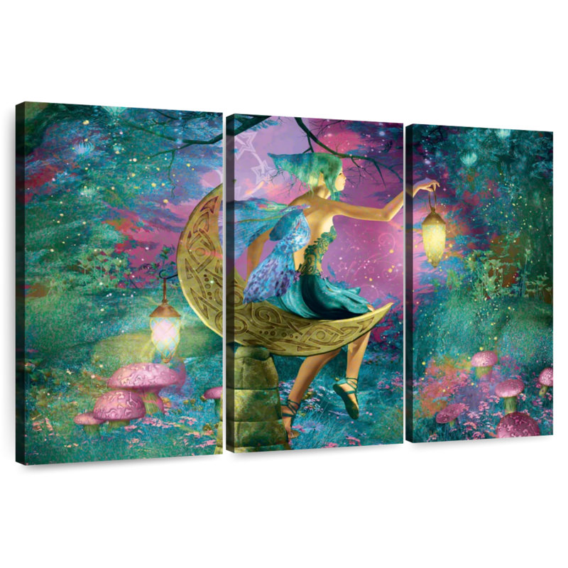 Kelan Moon Fairy, 48" H x 74" W