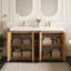 Ensemble de meuble-lavabo autoportant 60 po avec surface solide 60 po-1394072157