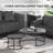 Romar 2 - Piece Marble Top Living Room Table Set-1314319015-1314319014