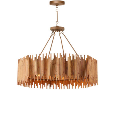 Teahouse 8 - Light Wrought Iron Chandelier