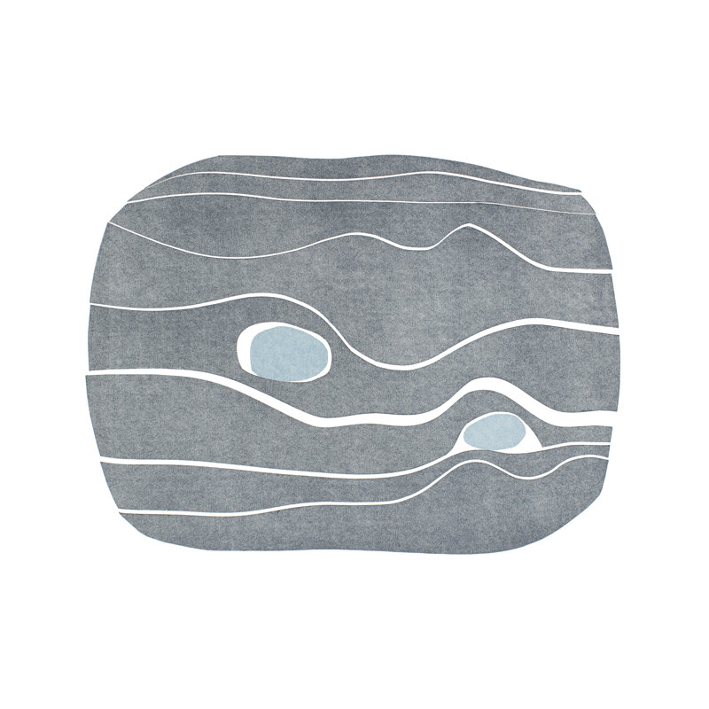 River Stones, H 32 po x l 48 po