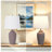 23.8"Ceramic Table Lamp Touch Control Bedside Lamp-20172915