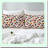 Floral Damask Tufted Sheet Set - Soft Wrinkle Resistant Bedding - Dorm Room Essentials Collection-115841071-115841074