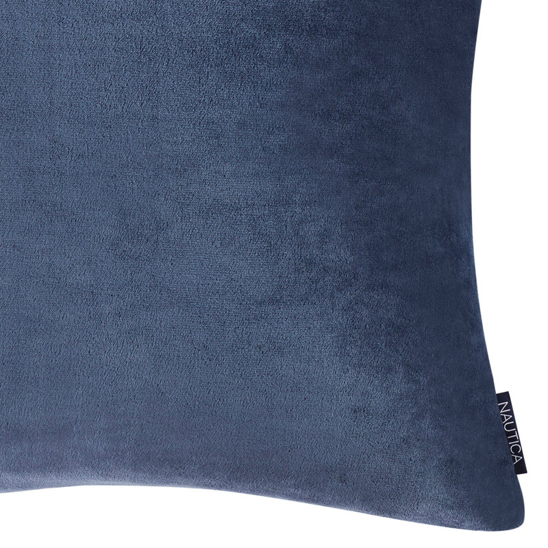 Navy Ultra Soft Plush Euro Sham with Zipper Closure