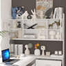 Brayden Studio® Elevating Computer Desk With 68.5'' W Bookcase ...