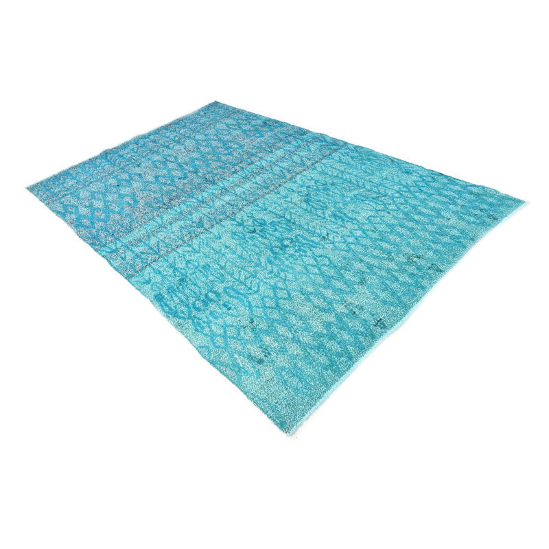 Tapis turquoise 5 x 8 Pulaski