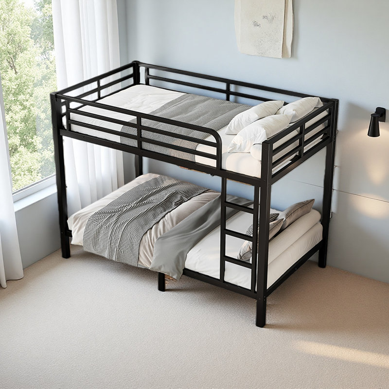 Metal Twin Over Twin Bunk Bed For Teens And Adults,Space-Saving/Noise Reduced/No Box Spring Needed
