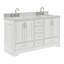 Meuble-lavabo double avec plateau Abshire 61-93359393