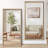 32*70Inch Full-Body Floor Mirror With Artificial Wood Frame