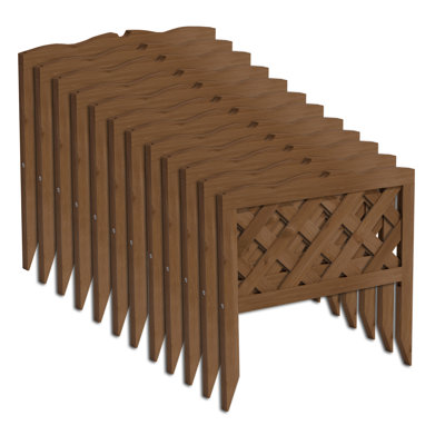 Panneau de clôture en bois 1 pi 7 po x 1 pi 7,5 po