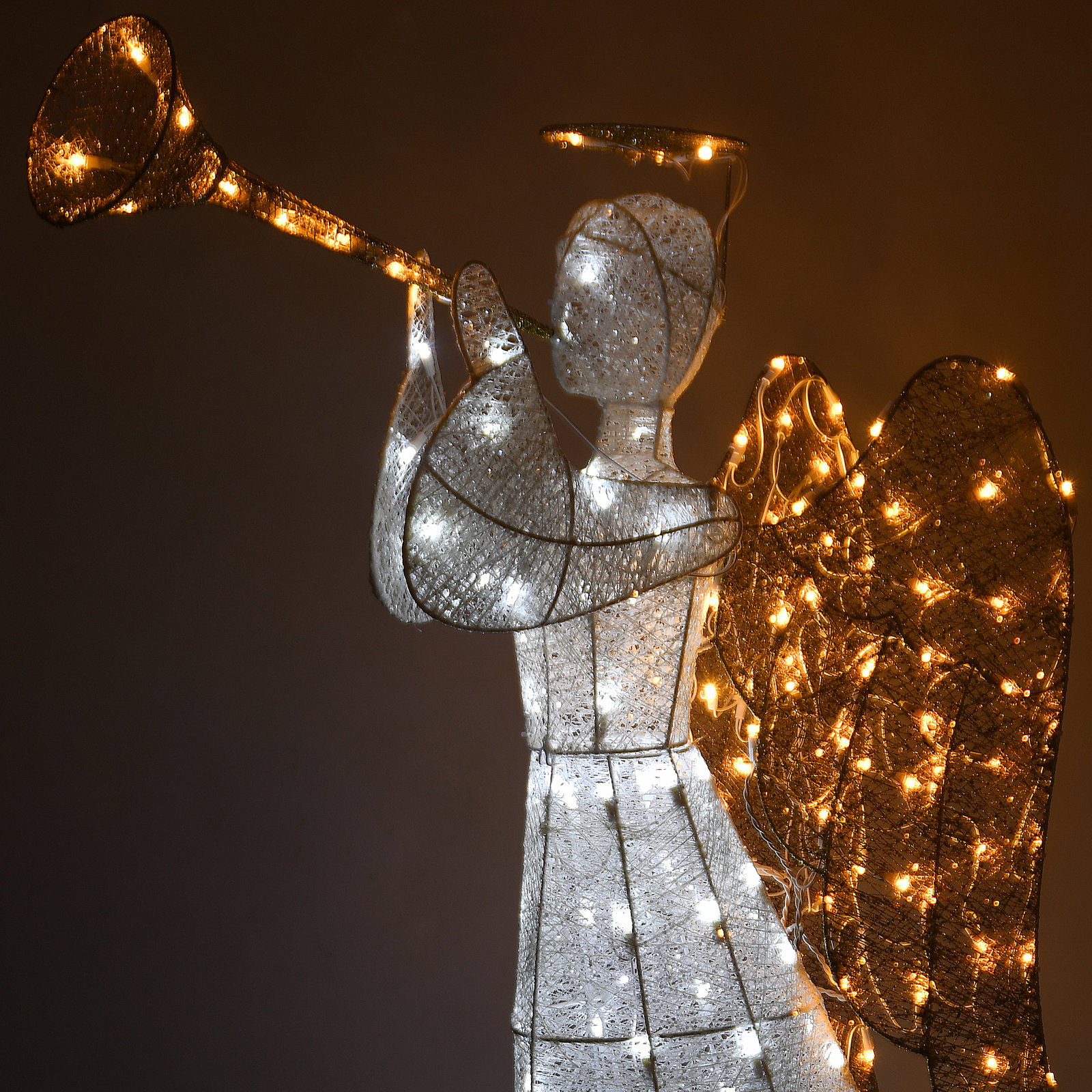 The Holiday Aisle® 5' Lighted White Angel