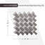 11" x 11" Wood Basketweave Mosaic Wall & Floor Tile