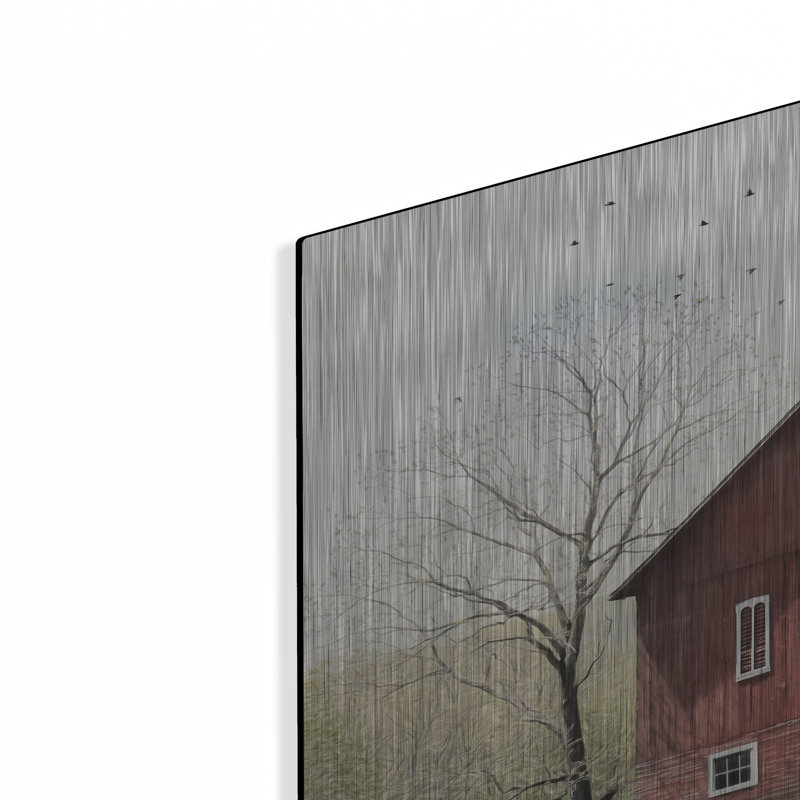 «Patriotic Barn» par Lori Deiter, H 24 po x l 36 po