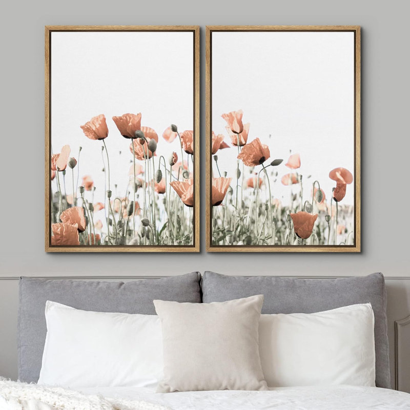 Champignon de style rétro, tulipe sauvage, fleurs, photographie botanique, moderne, rustique, paysage, Naturel