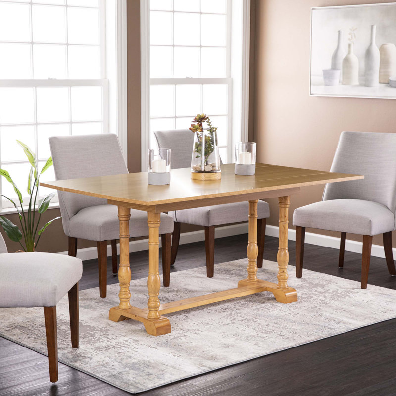 Console de table à tréteaux pliante Farmhouse