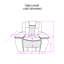 Fauteuil inclinable électrique gris avec DEL