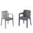 Amazonia Breian FSC Wood And And Resin Outdoor Patio Dining Set-111010362-111010365
