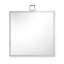 Flat Metal Lighted Wall Mirror-22694522