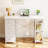 Nilajah Writing Desk with 4-Tier Fabric Drawers-1858924459