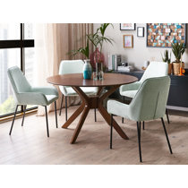 Round dining table PARMA 120 cm light oak