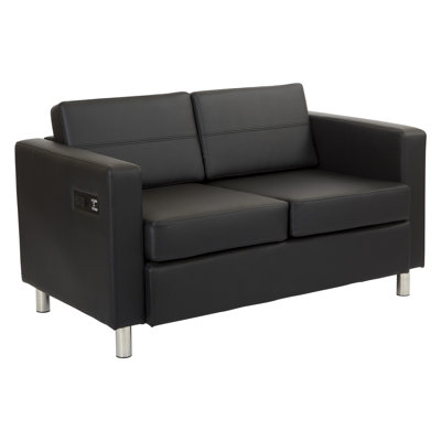 Procter 50.75'' Faux Leather Loveseat