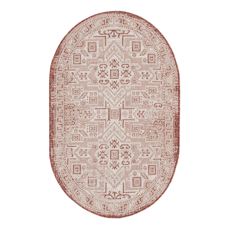 Allexis Indoor / Outdoor Rug, Oval 3'3" x 5'3"