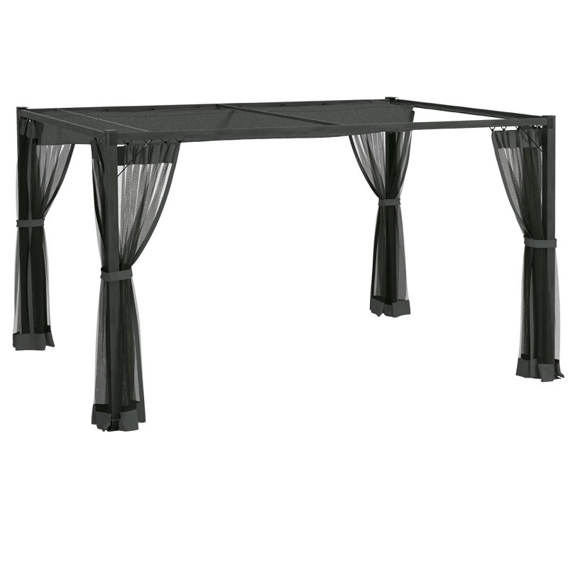 Brookelyne 2.25" x 3.97" Aluminum Pergola