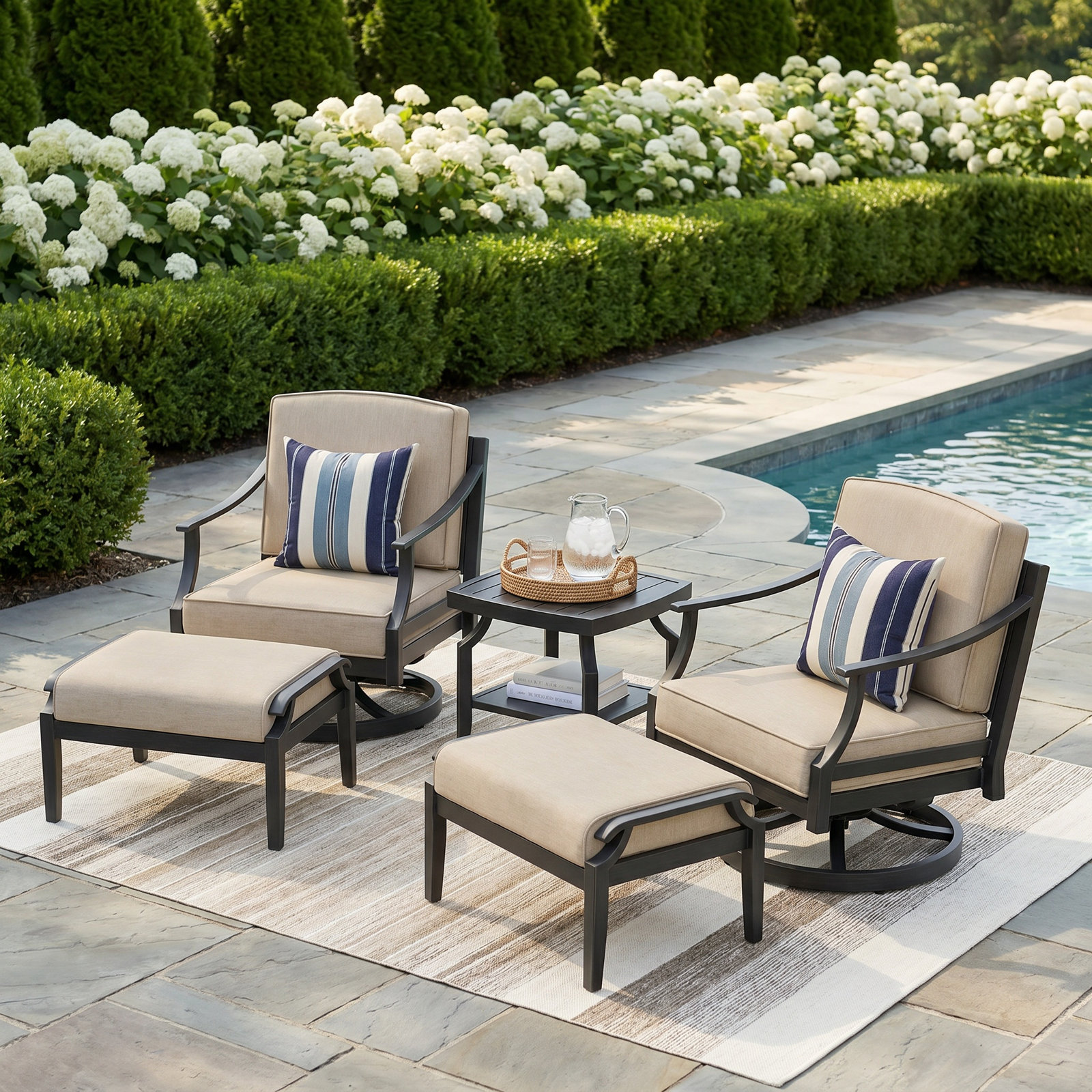 Tamarin 2-Person Sunbrella® Patio Seating Group
