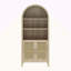 Armoire de rangement arquée