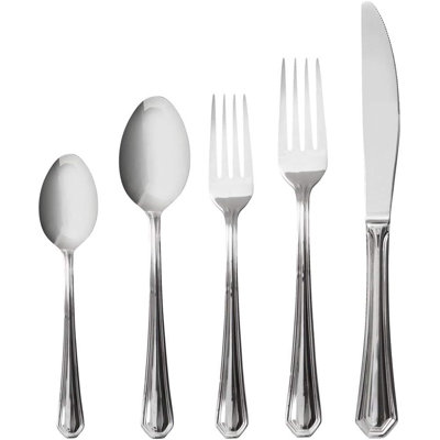 Collection Joseph Sedgh B6E4E3DD6023446A835D1D4E41AEBBD0 Ensemble de couverts en acier inoxydable 20 pièces pour 4 personnes, ensemble de couverts en acier inoxydable avec cuillère, cuillère à café, couteau et fourchette