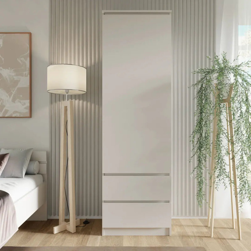 Bhatari Manufactured Wood Wardrobe, Cashmere