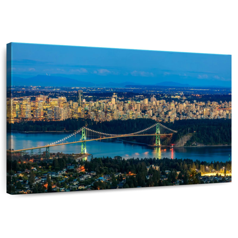 Tergel Vancouver Night Lights, 8" H x 12" W