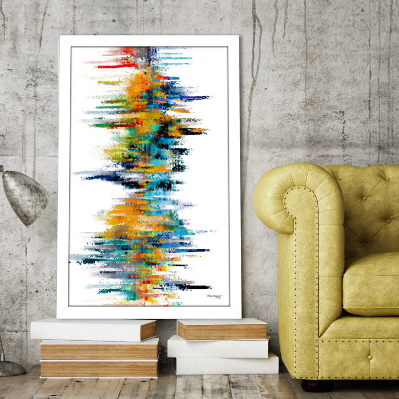«Galatians 5: 1 Freedom In Christ (Vertical)» par Mark Lawrence, reproduction, H 39,5 po x l 27,5 po x P 0,75 po, Cadre blanc