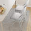 Chaises pliantes avec coussin et dossier rembourrés-967417659