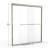Celesta 60'' - W x 72'' H Bypass Door Semi-Frameless Shower Door with-14170853-17243220