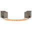 Vidaxl Hot Tub Surround Grey Poly Rattan And Solid Wood Acacia-125169149