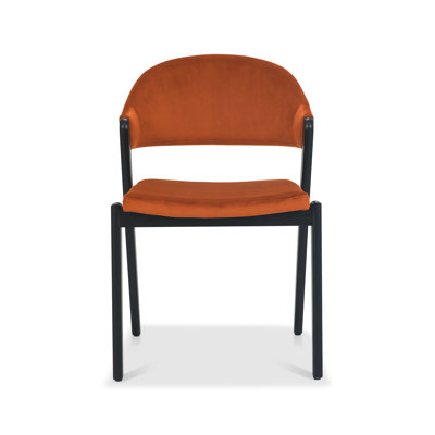 Kostka 49cm H Polyester Blend Upholstered Upholstered Back Side Chair