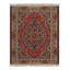 Wool Floral Area Rug in Red/Brown