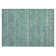 Machine Washable Indoor/Outdoor Xhevrie Teal Rug