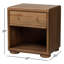 Cormack Nightstand-Warm Natural Oak