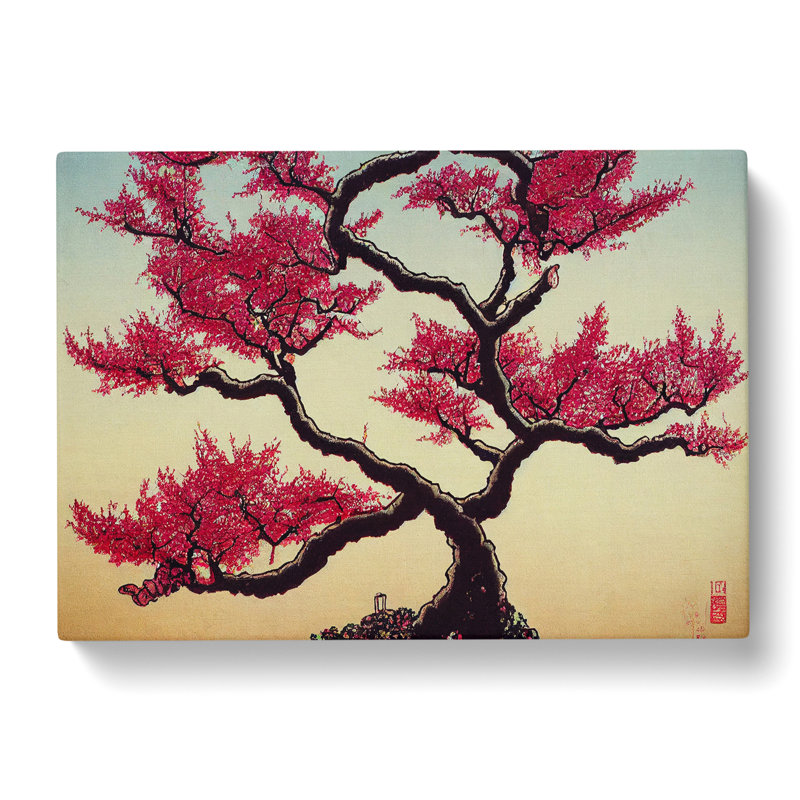 Splendorous Cherry Blossom Tree - Wrapped Canvas Print, 35cm H x 50cm W x 3cm D
