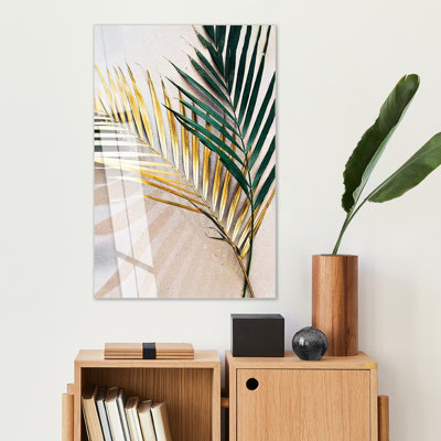 Superbe peinture décorative en verre trempé de 23,6 po x 35,4 po | 100% verre trempé, épaisseur: 0,16 pouce | Parfait pour la décoration intérieure, l'esthétique moderne et l'art mural élégant