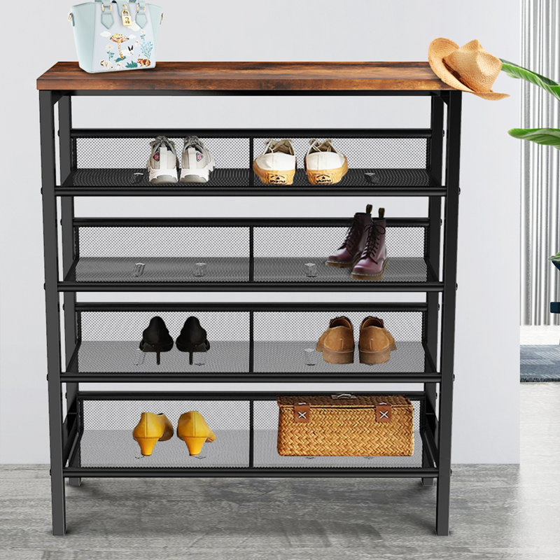 12 Pair Shoe Rack