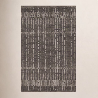 Vanna Hand-Knotted Striped Wool Rug