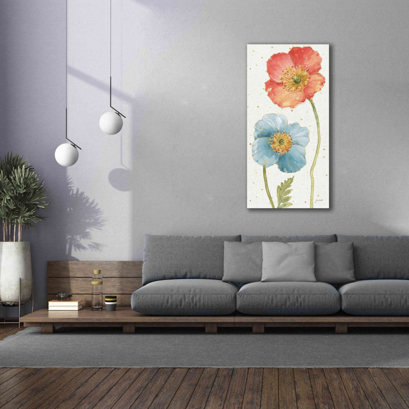 «Spring Softies V» par Lisa Audit, art mural sur toile, H 60 po x l 30 po x P 1,5 po
