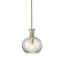 Mini-luminaire suspendu 1 lumière Portree Carafe