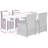  Garden Dining Set Black, Cream White-1020762427