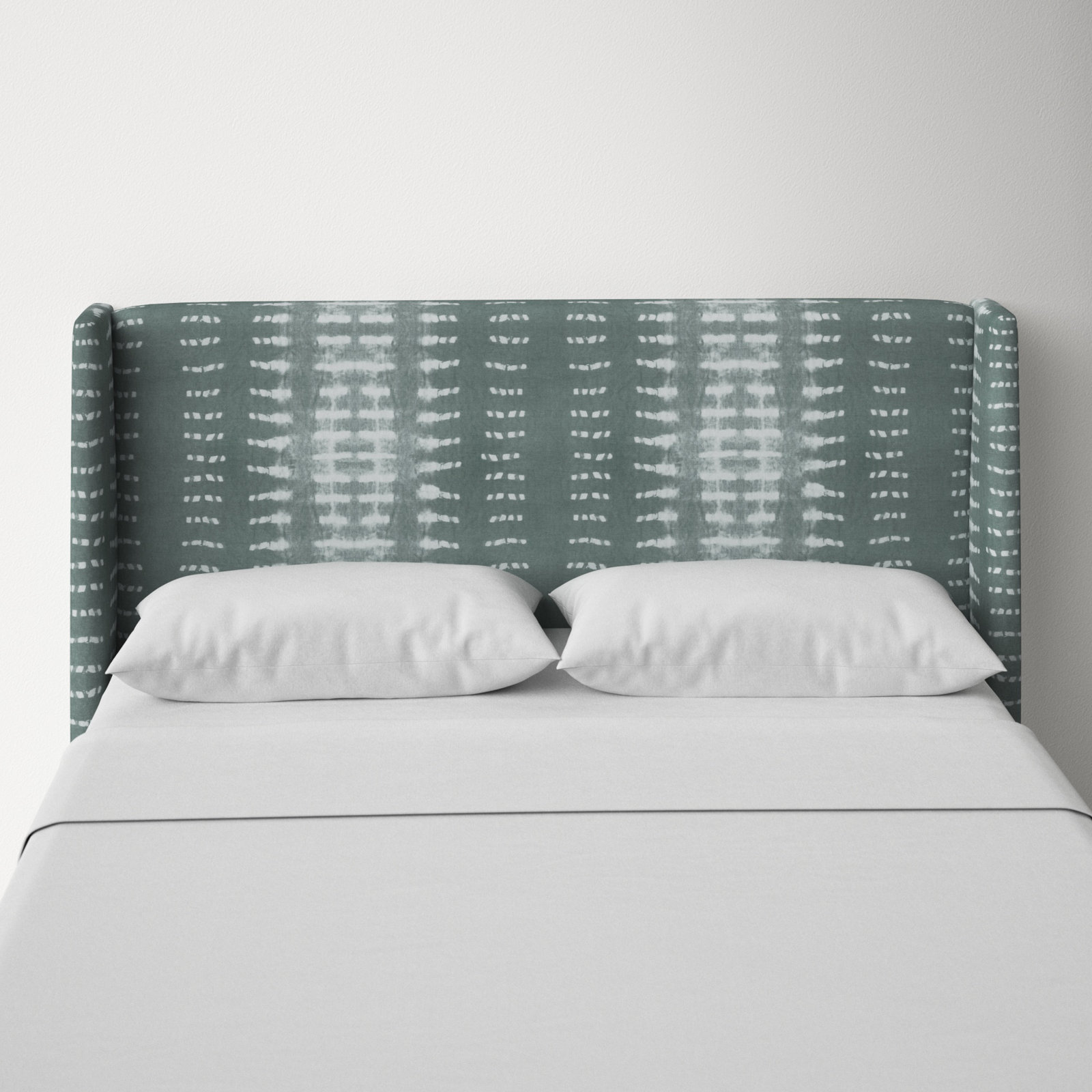 Tilly Upholstered Headboard, Twin, Painted Diamond Dusty Blue