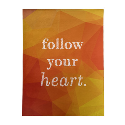 Tapis en faux gemme suivre votre citation cardiaque polychenille